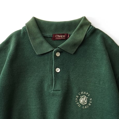 Chaps Ralph Lauren / Vintage, Cotton Knit L/S Polo Sweater
