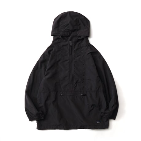 L.L. Bean / Vintage, Nylon Half Zip Reflective Hooded Anorak