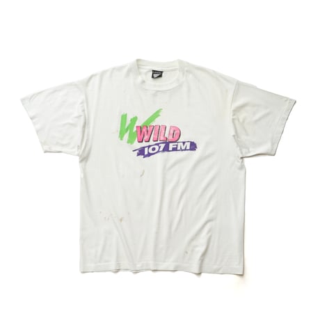 Wild 107.7FM / Vintage, Logo S/S Tee