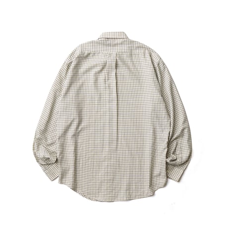 Ralph Lauren / Vintage, Tattersall Plaid Cotton B.D L/S Shirt "The Blaire"