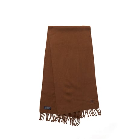 Burberry's / Vintage, Cashmere Knit Fringe Scarf Muffler