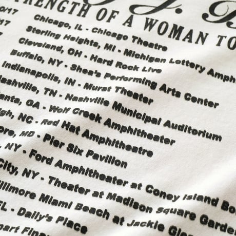 Mary J. Blige / STRENGTH of a WOMAN 2017 TOUR S/S Tee
