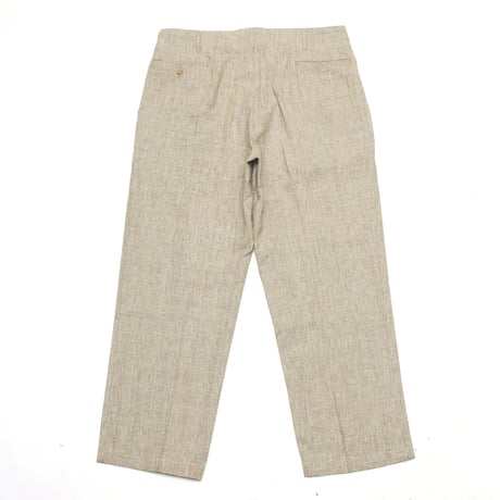 Polo Ralph Lauren / 80's Vintage, Glen Plaid Linen Slacks W : --
