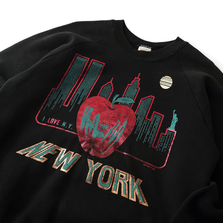 New York / Vintage, Souvenir Crewneck Sweatshirt "Big Apple"