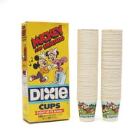 Dixie × Disney / Mickey and Friends Bathroom Cups (200Cups, 3oz, All 10 Cup Scenes)