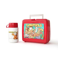 Garfield / Vintage, Thermos Plastic Lunch Box & Bottle