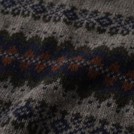 ALPS / Vintage, Nordic Wool Knit Crewneck Sweater