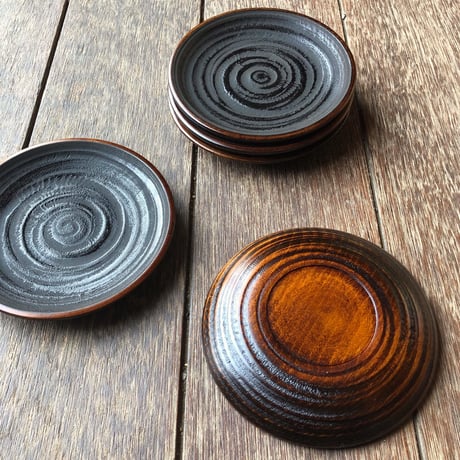 茶托　象谷渕すり 12cm