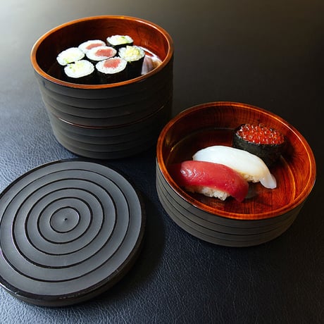 三段丸重 象谷塗 φ15cm
