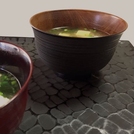 御椀　がら筋象谷塗
