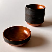 スタッキングボウルL　筋目入ゾウコク　15cm