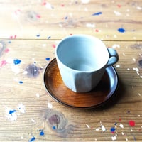 銘々皿　すり渕黒　13.5cm