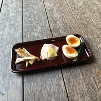 ストレート皿　後藤塗