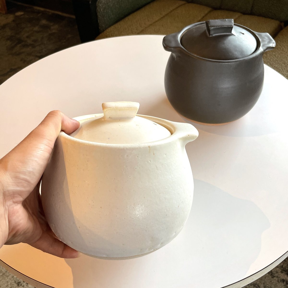 新品未使用 馬場勝文 シュガーポット(さじ付き)