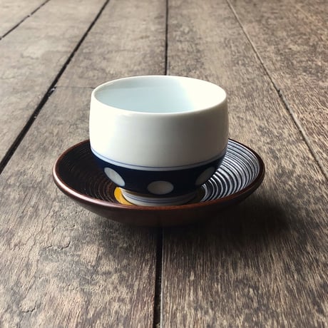 茶托　千筋こま 12cm