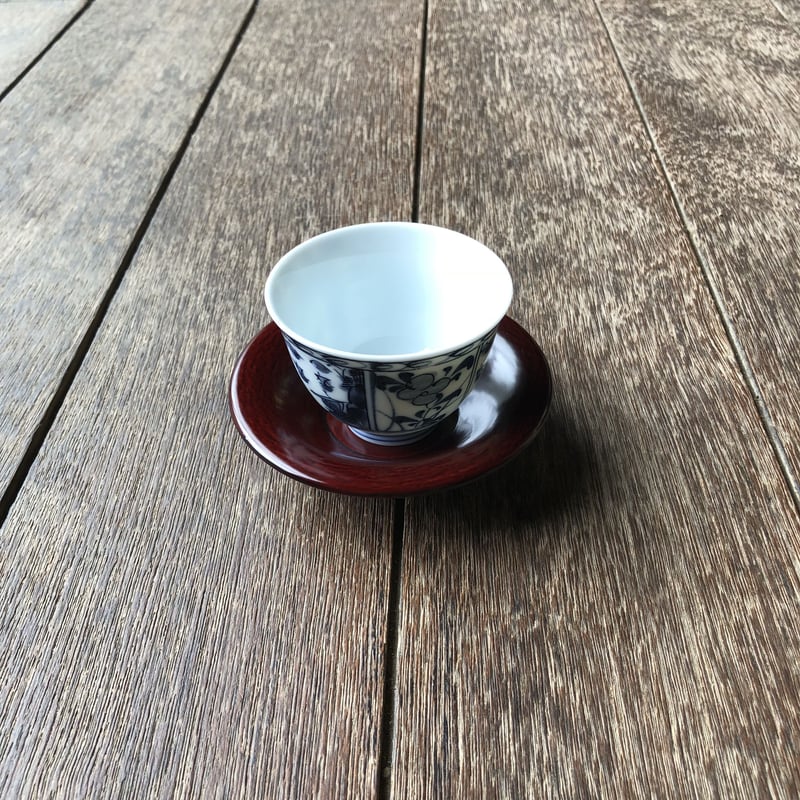 茶托 朝顔型後藤塗 9cm | Shop 87.5