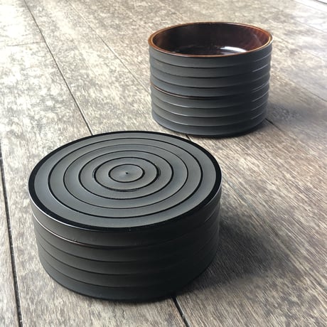 三段丸重 象谷塗 φ15cm