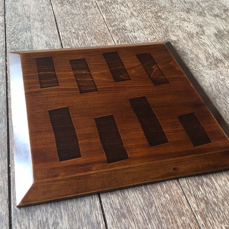 我谷盆風　隅入角盆　ケヤキ材　約30cm×約20cm ご予約商品】入隅 我谷盆 栗 30×30×2.5cm ナチュラル お盆