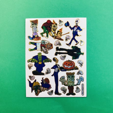 ハロウィン モンスター キラキラ シール HALLOWEEN MONSTER STICKER
