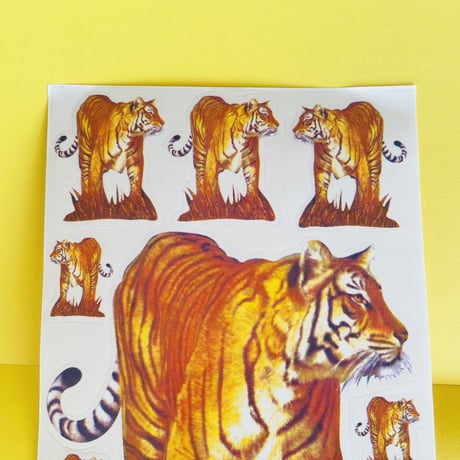 トラ シール 大 ② TIGER STICKER