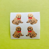 子犬 ② シール PUPPIES STICKER