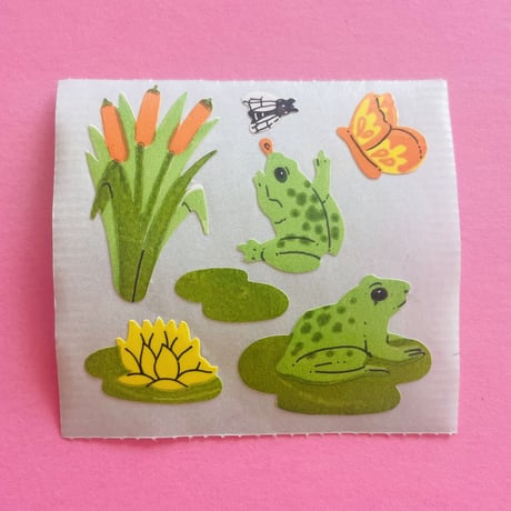 カエル ② シール FROG STICKER