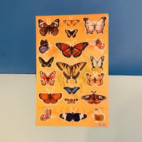 蝶々③ シール 大 BUTTERFLY STICKER