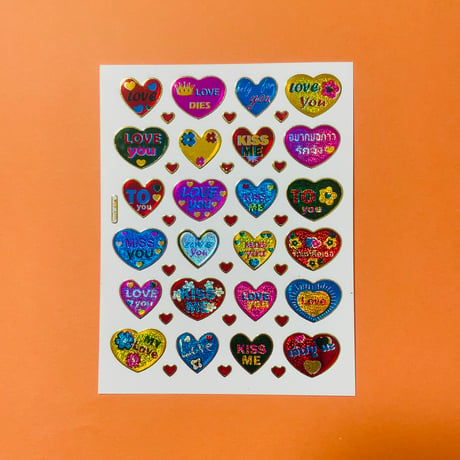 ハート LOVE シール HEART STICKER