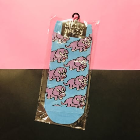 恐竜 ⑤ 靴下 DINOSAUR ANKLE SOCKS