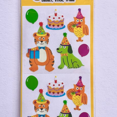 Sticker Garden★ 動物たちの誕生日会 Animal's Birthday Party