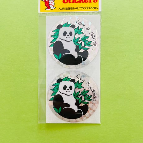 パンダ プリズムシール PANDA PRISM STICKER