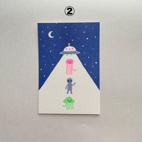 イラスト ポストカード ILLUSTRATION POSTCARD