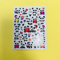 パンダ キラキラ シール ④ PANDA STICKER
