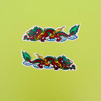 龍 ドラゴン 赤 シール RED DRAGON STICKER