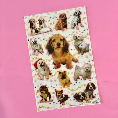 犬 いぬ シール 大 DOG STICKER ①