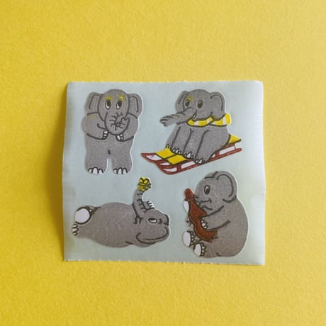 象 シール ELEPHANT STICKER