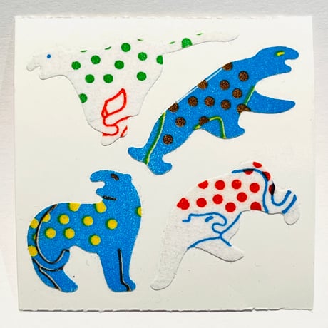 Great 7 シール ヒョウ ザラザラ LEOPARD STICKER