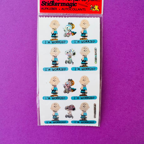 PEANUTS スヌーピー プリズム ステッカー パッケージ入り PEANUTS SNOOPY STICKERS