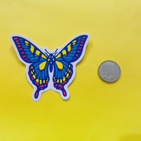 蝶々 シール BUTTERFLY STICKER