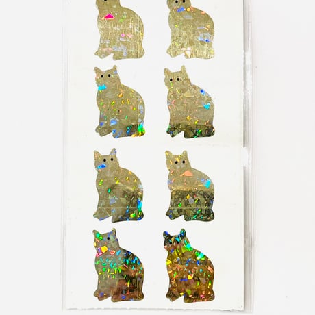 猫 シール プリズム パッケージ入り CAT PRISM STICKER
