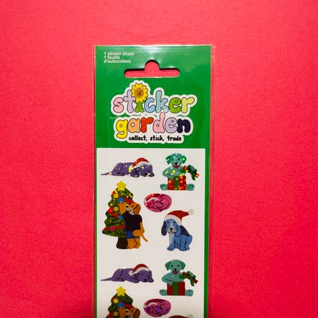Sticker Garden★犬達のクリスマス CHRISTMAS DOGS
