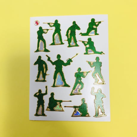 兵士 キラキラ シール SOLDIER STICKER