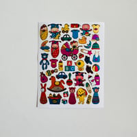 赤ちゃんとベビーアイテム キラキラ シール BABY AND BABY ITEM STICKER