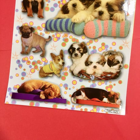 犬 いぬ シール 大 DOG STICKER ④