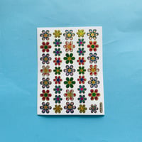 ミニフラワー ④ キラキラ シール MINI FLOWER STICKER