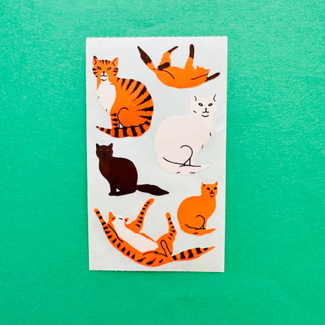 猫 ② シール 大きいサイズ CAT STICKER