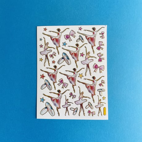 バレリーナ キラキラ シール BALLERINA STICKER