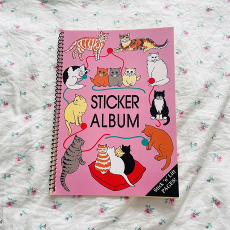 猫 ステッカーアルバム CAT STICKER ALBUM