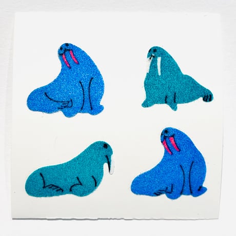 Great 7 シール セイウチ ザラザラ WALRUS STICKER