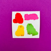Great 7 シール 猫 ① ザラザラ CAT STICKER